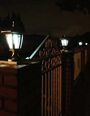 Copper Solar Post Lights